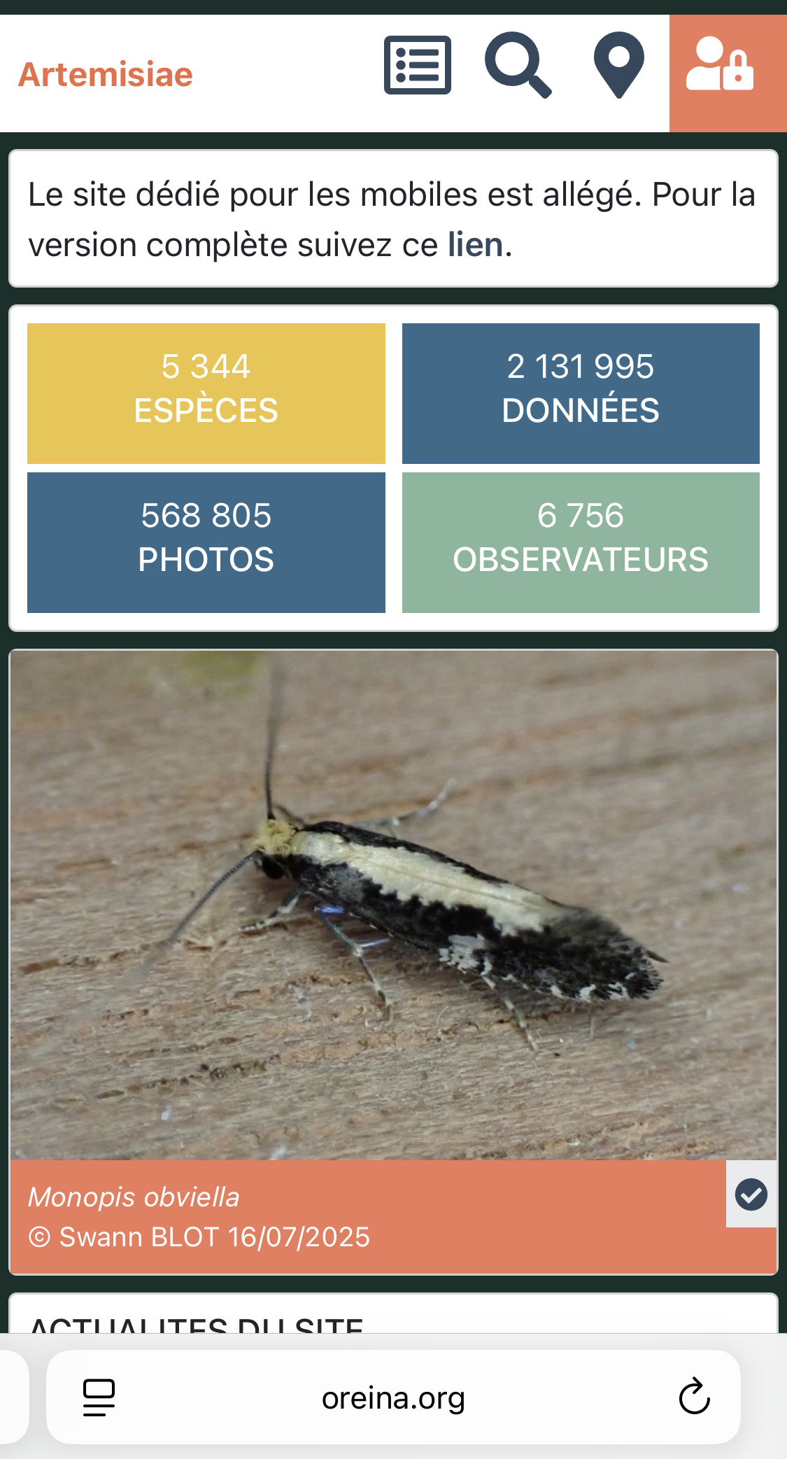 Le portail Artemisiae fait peau neuve sur mobile !